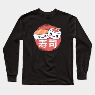 sushi Japanese style awesome culture design Long Sleeve T-Shirt